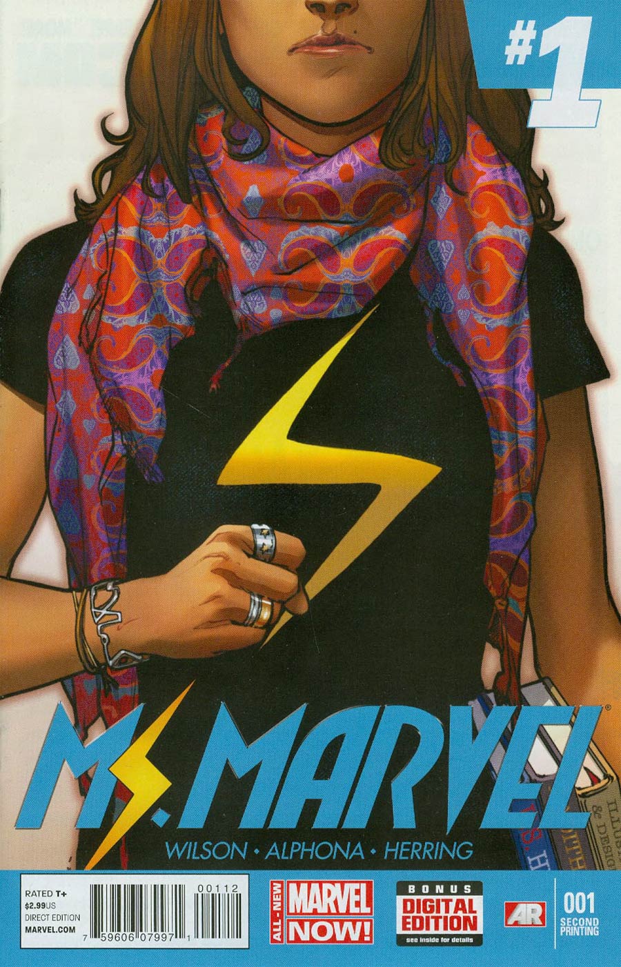 Ms Marvel Vol 3 #1 Cover E 2nd Ptg Sara Pichelli Variant Cover