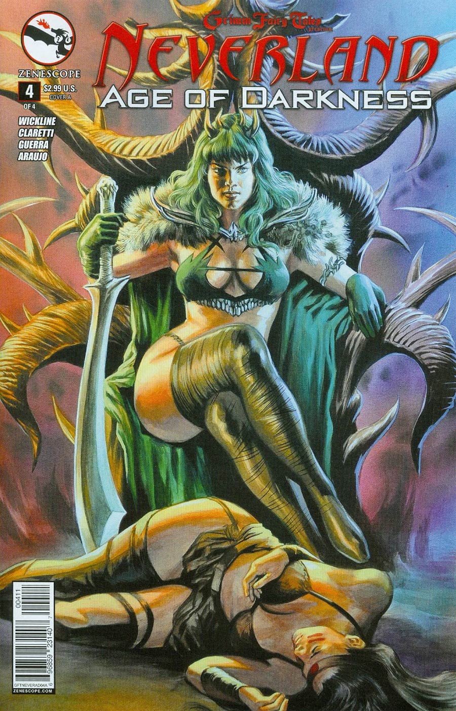 Grimm Fairy Tales Presents Neverland Age Of Darkness #4 Cover A Felipe Massafera