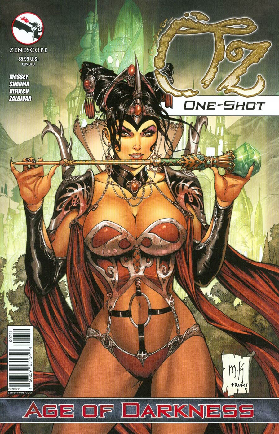 Grimm Fairy Tales Presents Oz Age Of Darkness One Shot Cover D Mike Krome (Age Of Darkness Tie-In)