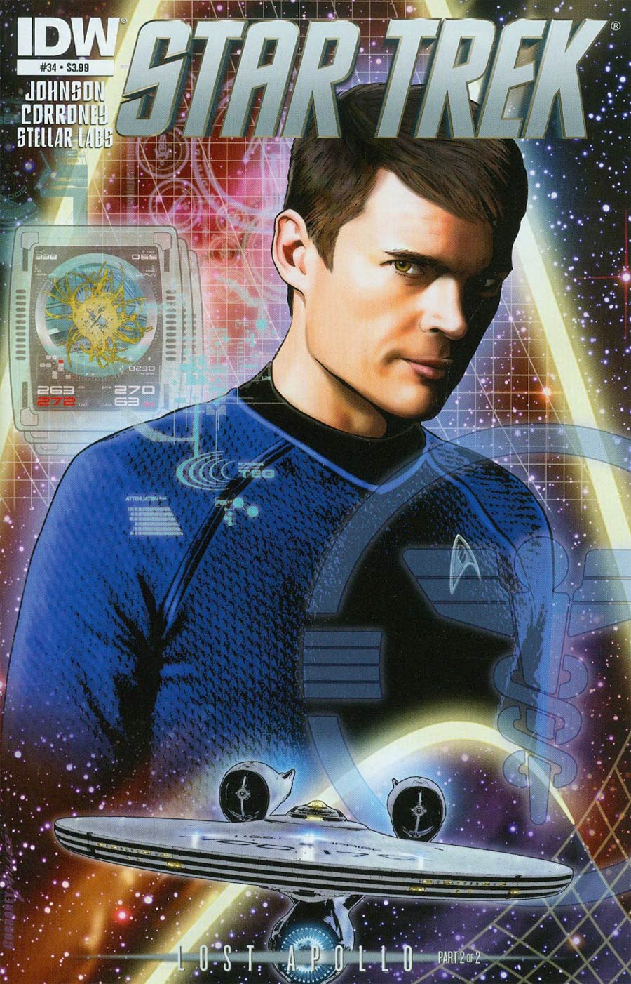 Star Trek (IDW) #34 Cover A Regular Joe Corroney Cover