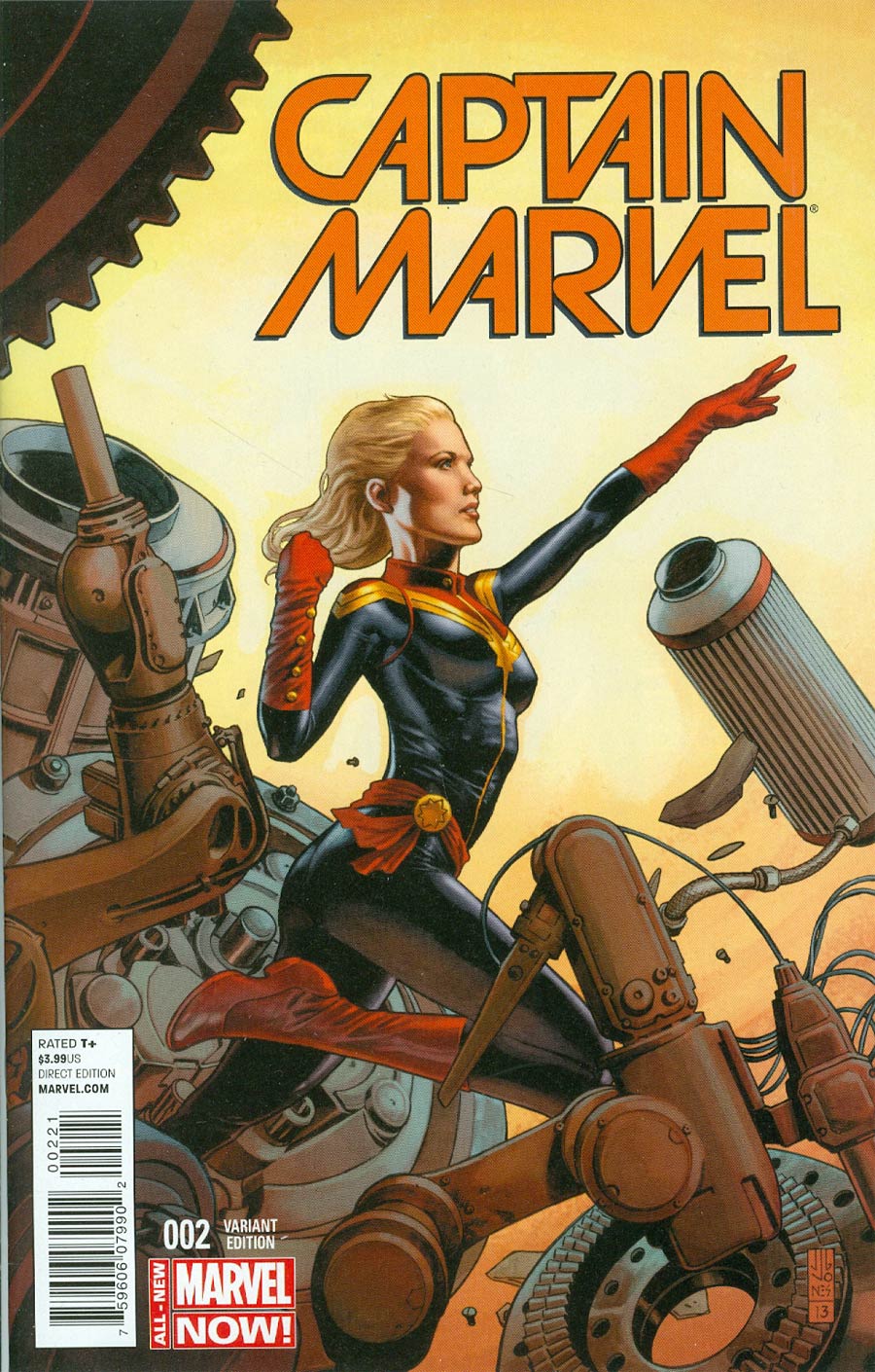 Captain Marvel Vol 7 #2 Cover B Incentive JG Jones Variant Cover