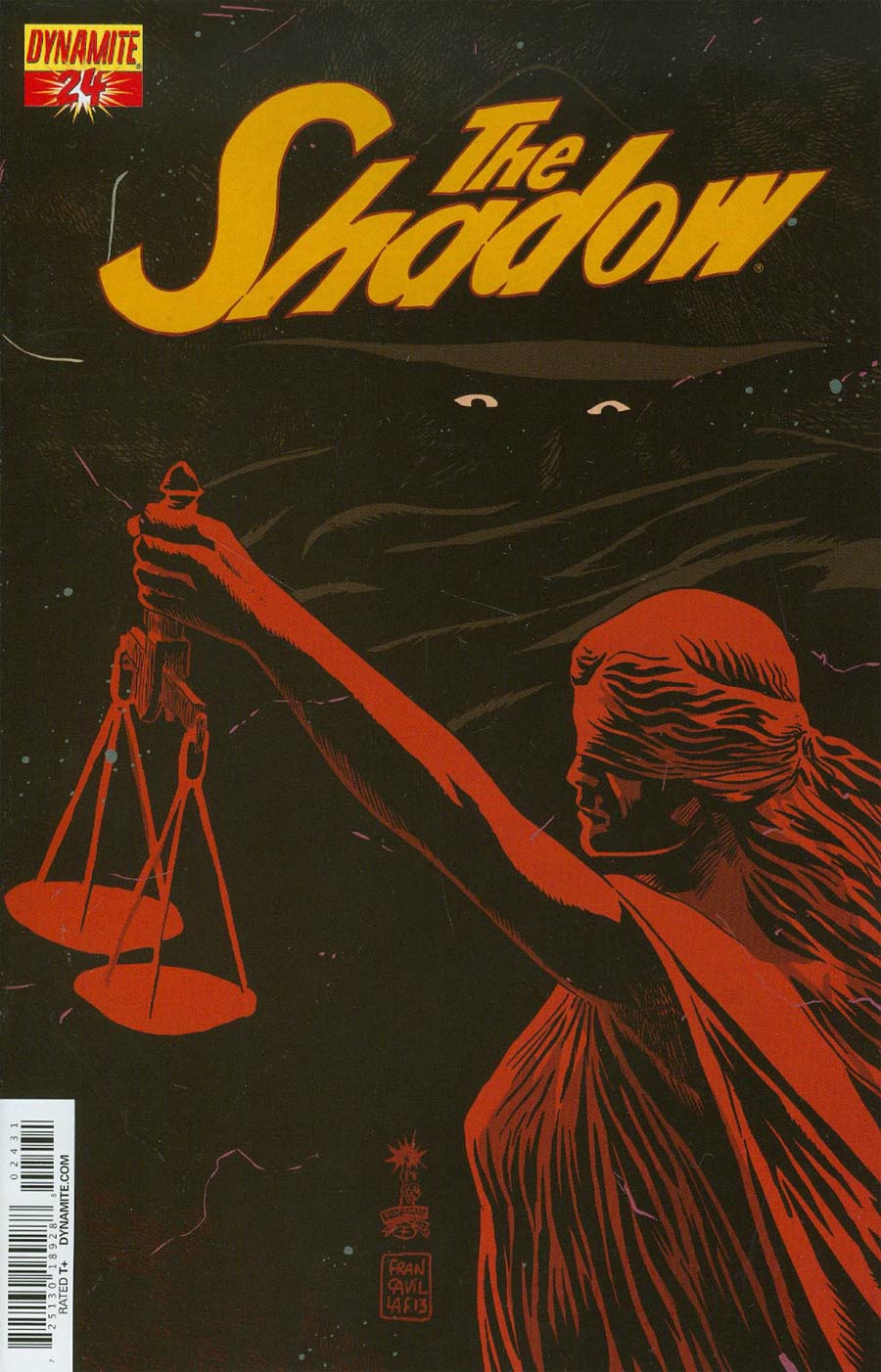 Shadow Vol 5 #24 Cover D Variant Francesco Francavilla Cover