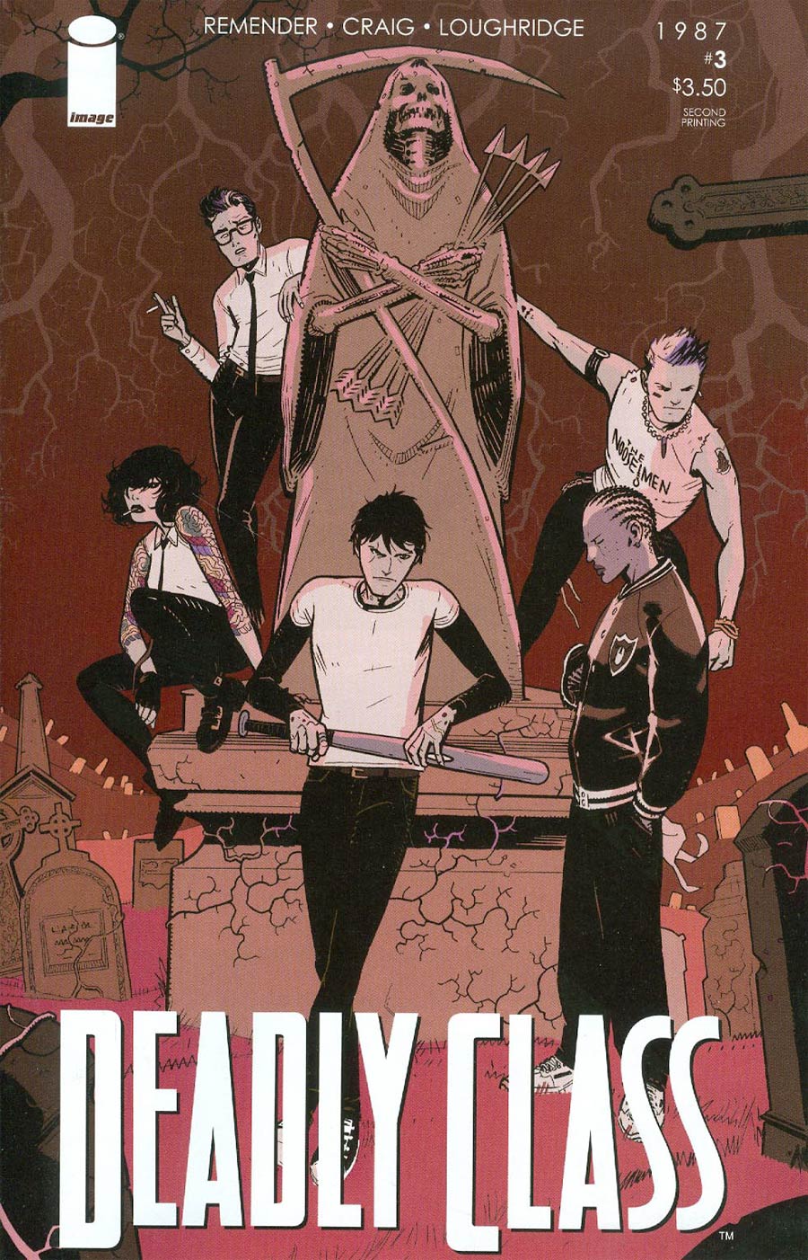 Deadly Class #3 Cover B 2nd Ptg Wesley Craig Variant Cover