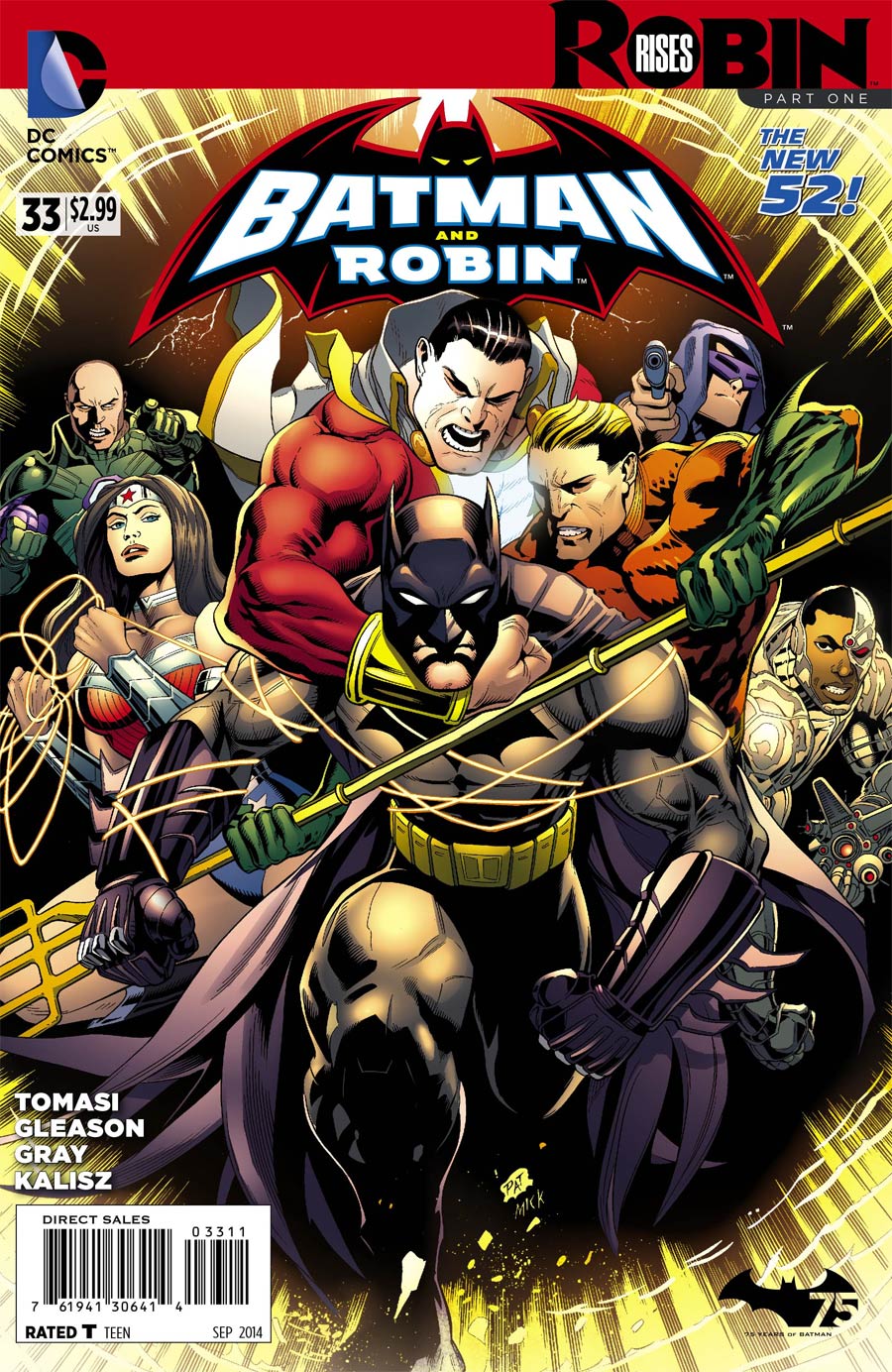 Batman And Robin Vol 2 #33 Cover A Regular Patrick Gleason Cover (Robin Rises Tie-In)