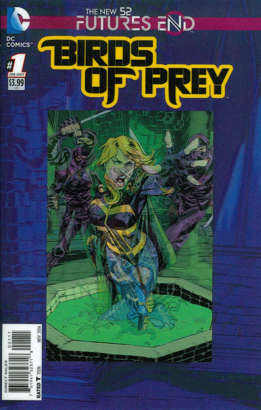 Birds Of Prey Futures End #1 Cover A 3D Motion Cover