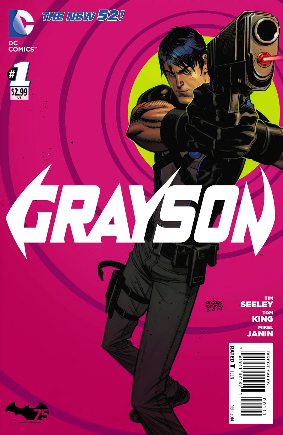 Grayson #1 Cover A 1st Ptg Regular Andrew Robinson Cover