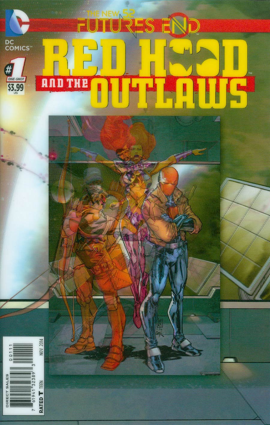 Red Hood And The Outlaws Futures End #1 Cover A 3D Motion Cover