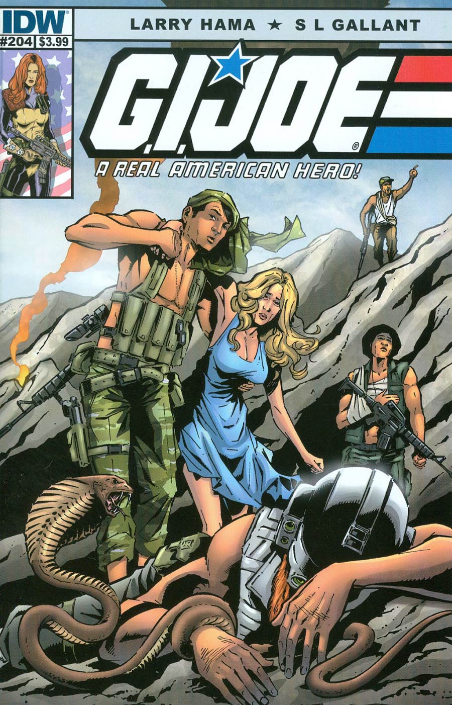 GI Joe A Real American Hero #204 Cover A Regular SL Gallant Cover