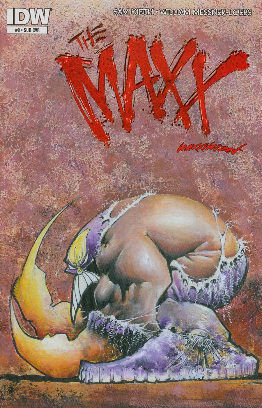 Maxx Maxximized #9 Cover B Variant Sam Kieth Subscription Cover