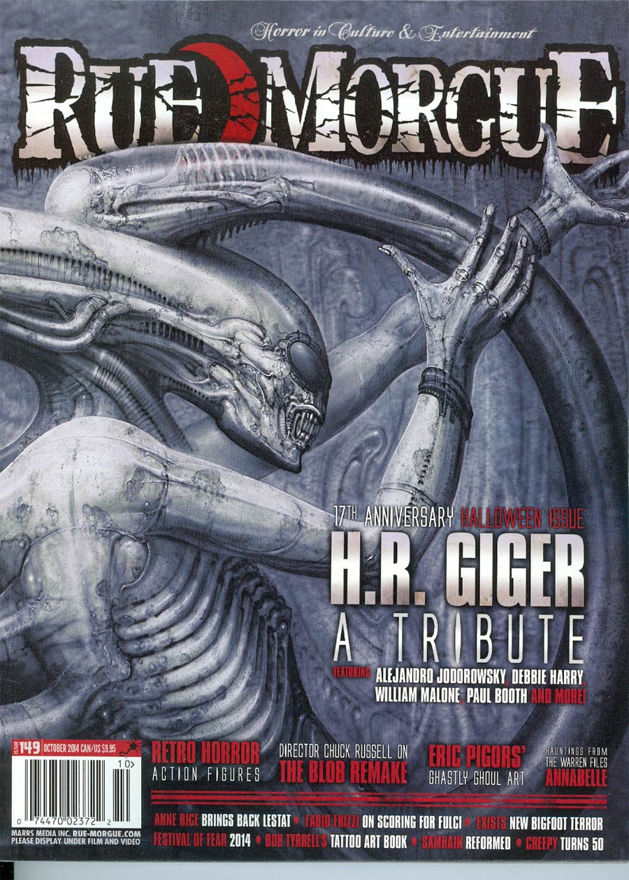 Rue Morgue Magazine #149 Oct 2014