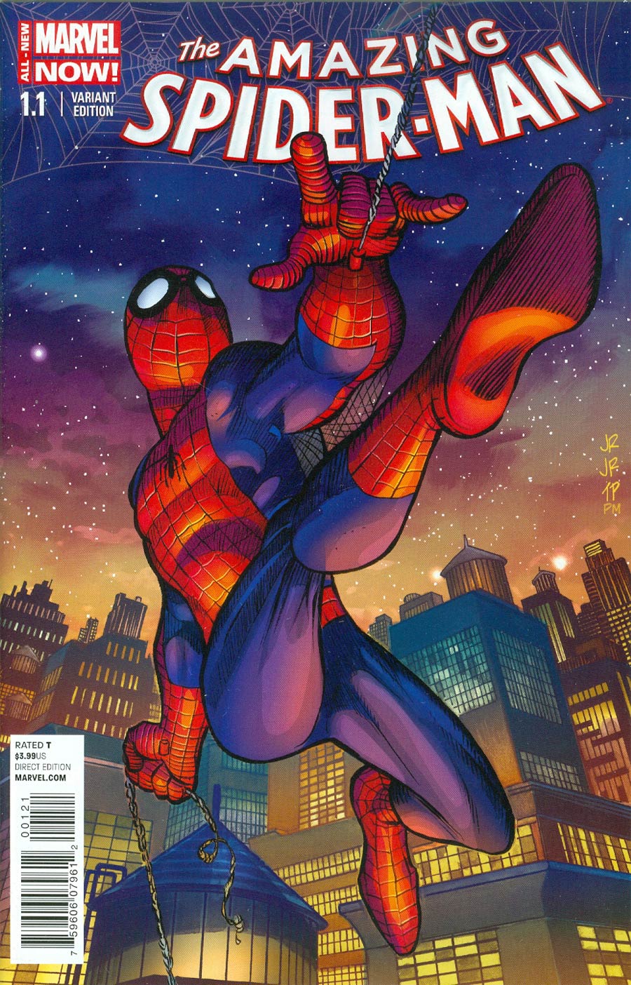 Amazing Spider-Man Vol 3 #1.1 Cover D Incentive John Romita Jr Variant Cover