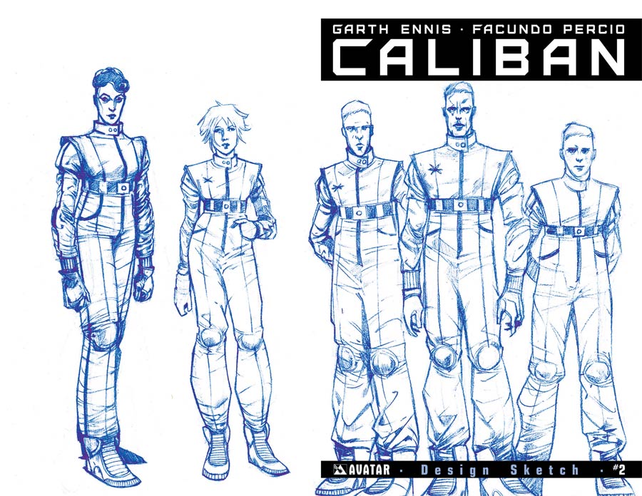 Caliban #2 Cover E Incentive Design Sketch Cover