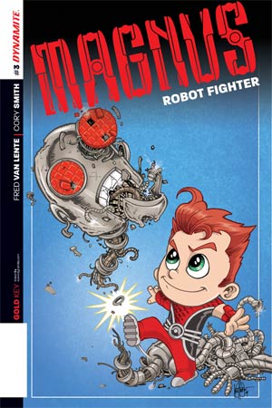 Magnus Robot Fighter Vol 4 #3 Cover E Incentive Ken Haeser Lil Magnus Variant Cover