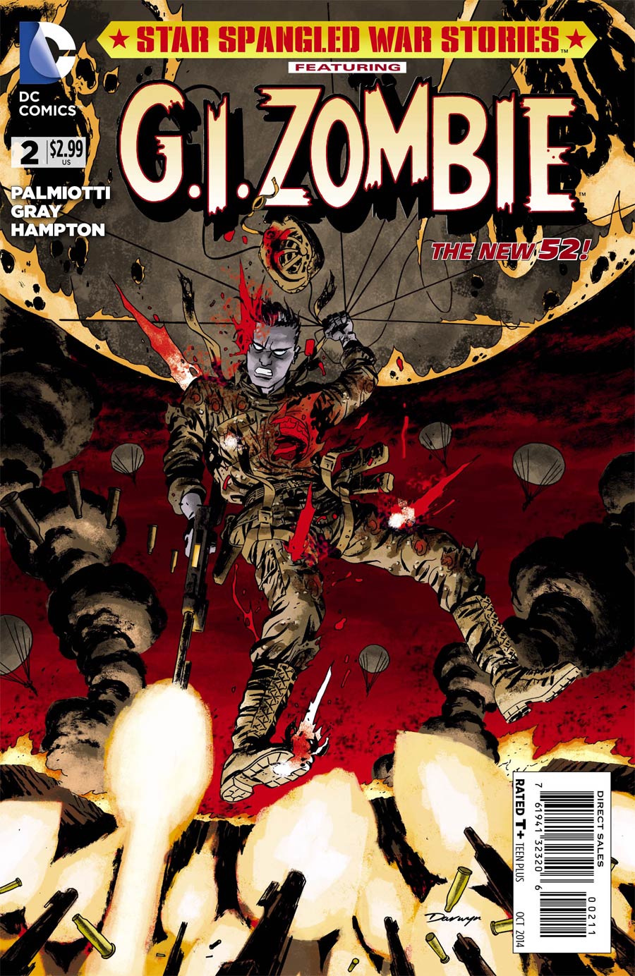 Star-Spangled War Stories Featuring GI Zombie #2 Cover A Regular Darwyn Cooke Cover