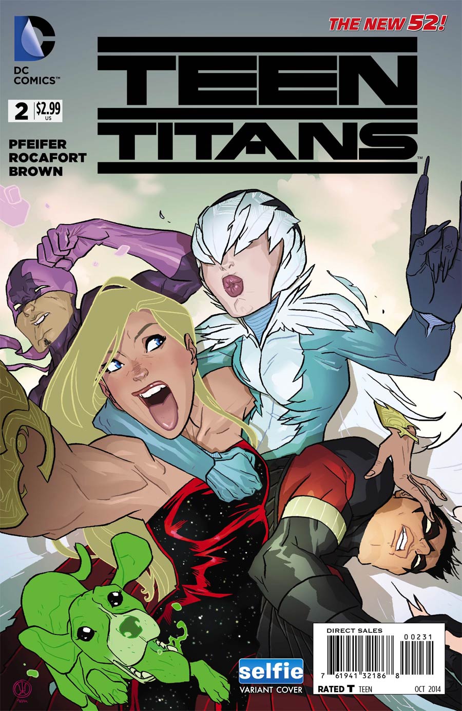 Teen Titans Vol 5 #2 Cover B Variant DC Universe Selfie Cover