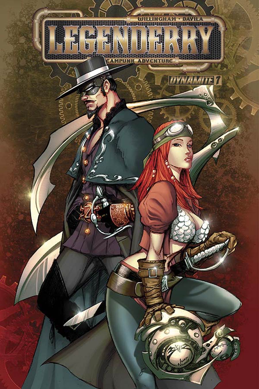 Legenderry A Steampunk Adventure #7 Cover A Regular Joe Benitez Cover