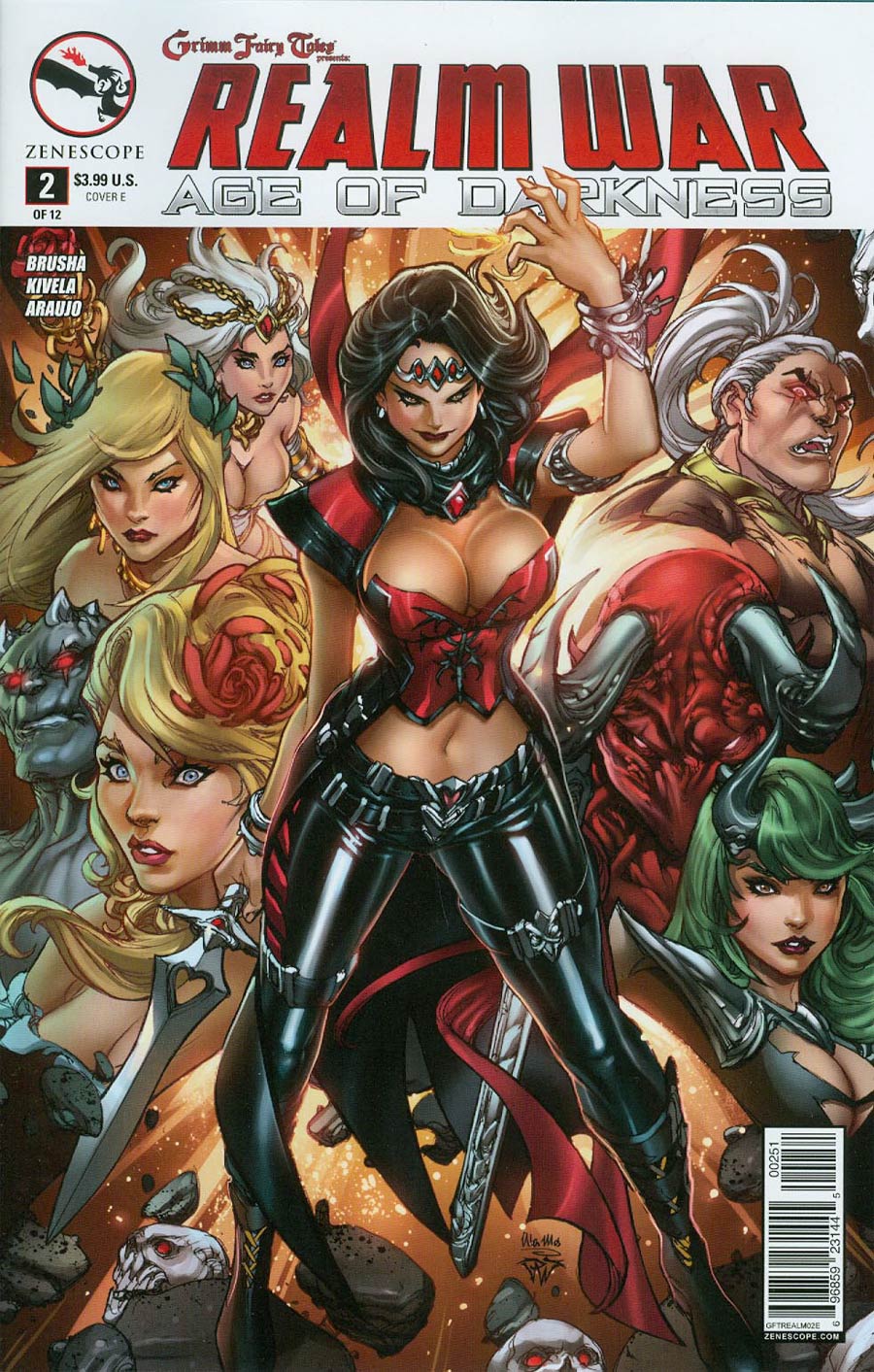 Grimm Fairy Tales Presents Realm War #2 Cover E Paolo Pantalena (Age Of Darkness Tie-In)