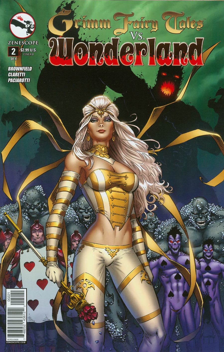 Grimm Fairy Tales vs Wonderland #2 Cover B Jason Metcalf