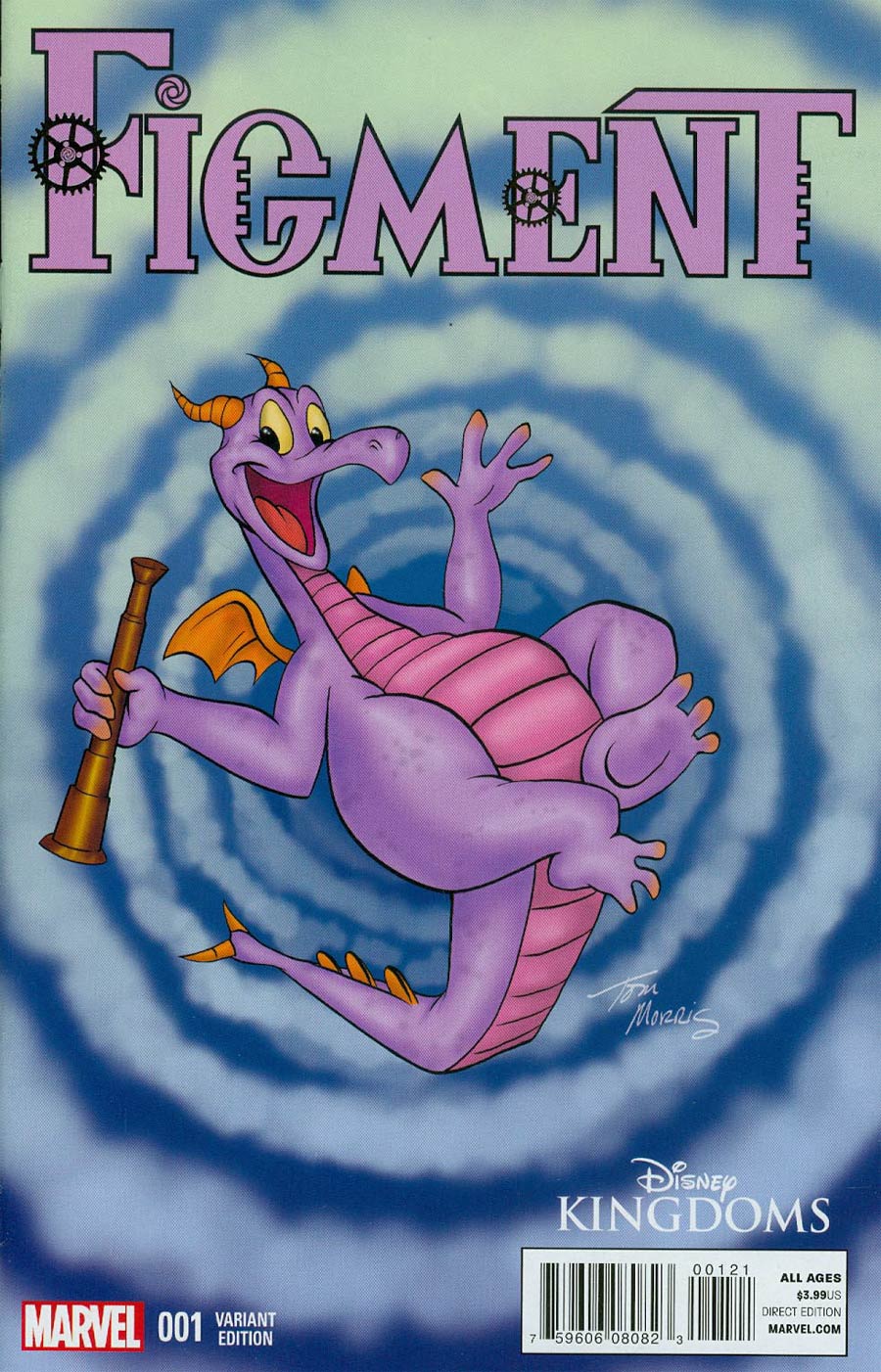 Disney Kingdoms Figment #1 Cover B Incentive Tom Morris Imagineer Variant Cover