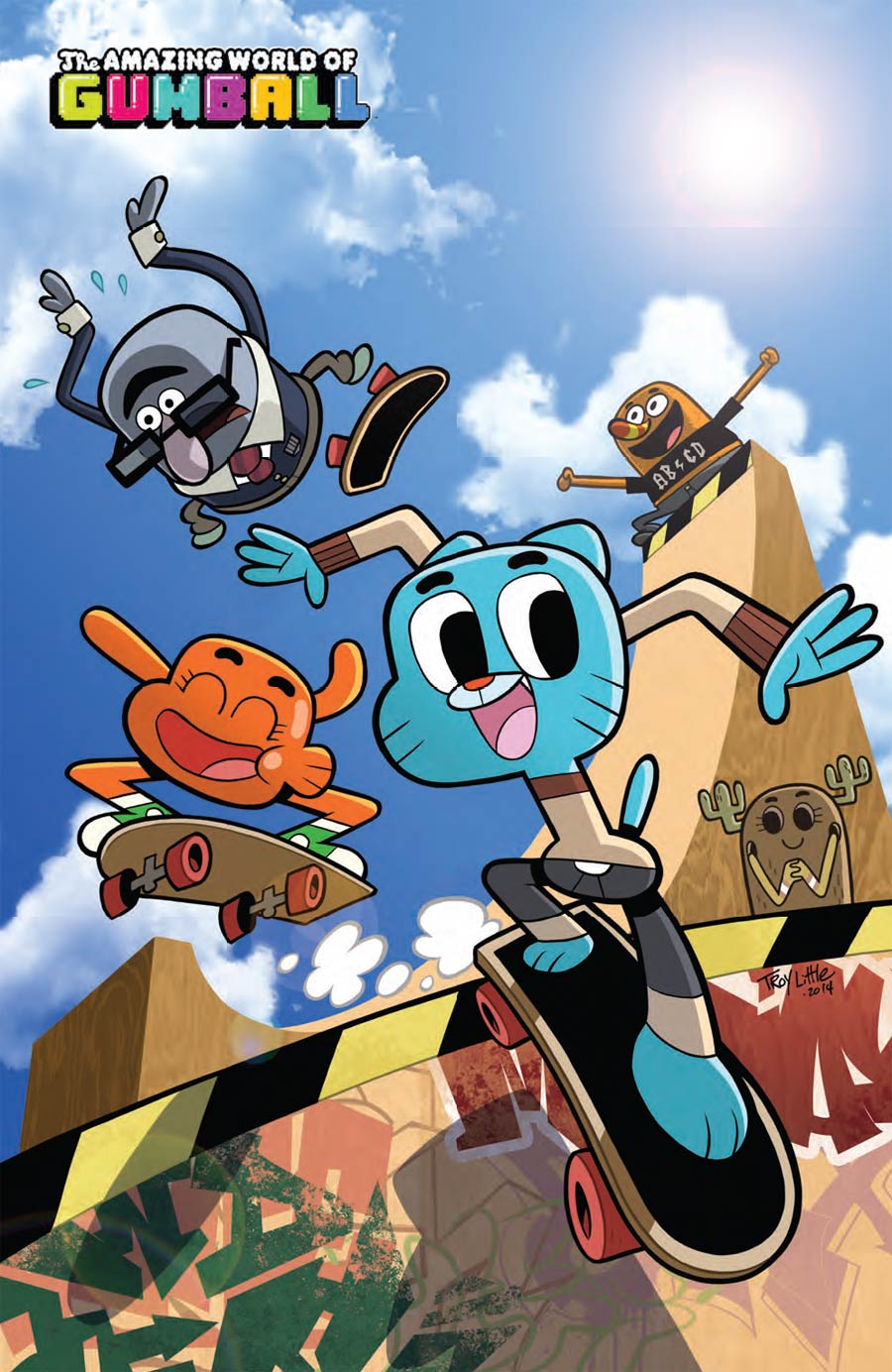 Amazing World Of Gumball #1 Cover D Incentive Troy Little Virgin Variant Cover