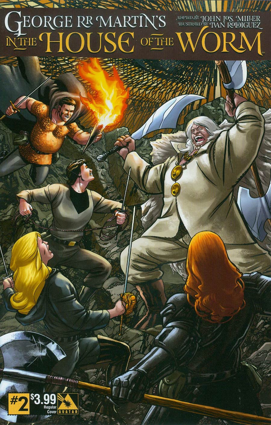 George RR Martin In The House Of The Worm #2 Cover A Regular Cover