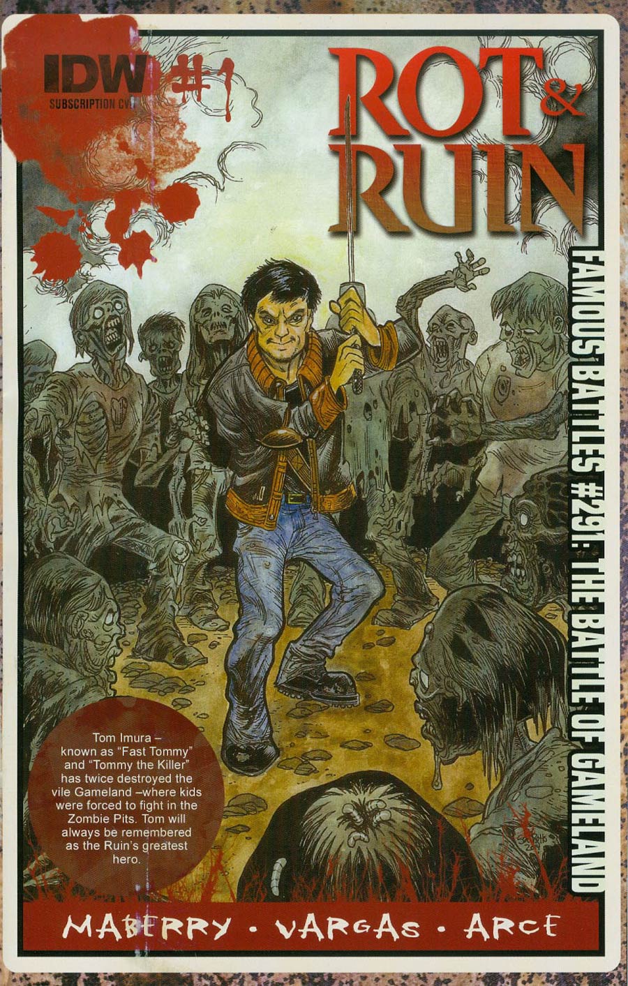 Rot & Ruin #1 Cover B Variant Robert Sacchetto Subscription Cover