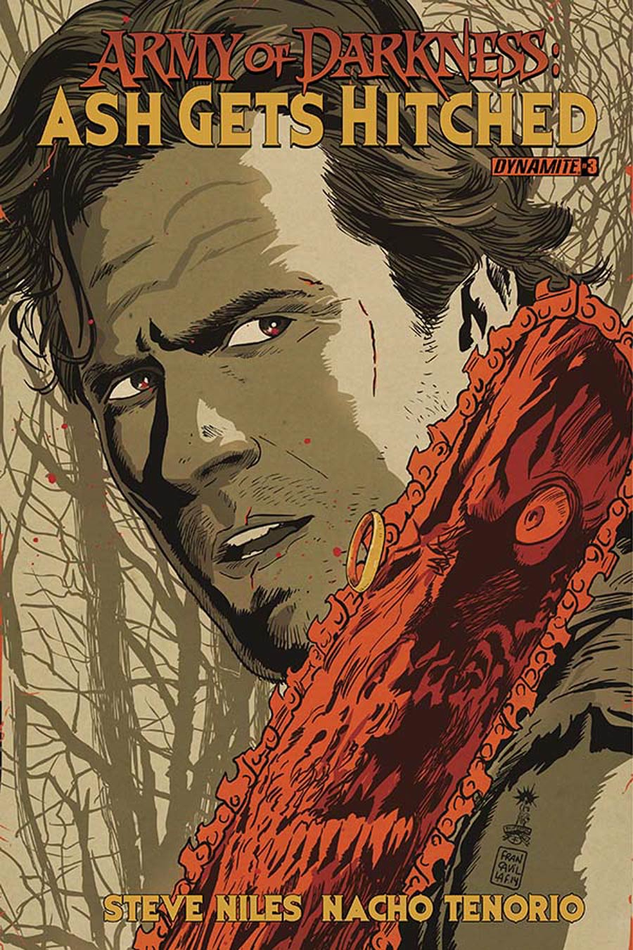 Army Of Darkness Ash Gets Hitched #3 Cover B Variant Francesco Francavilla Cover