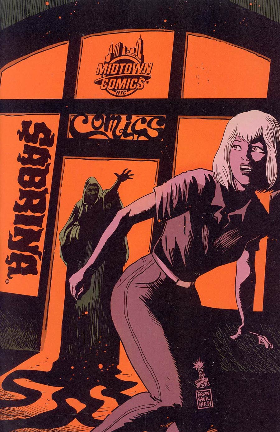 Chilling Adventures Of Sabrina #1 Cover C Variant Midtown Comics Francesco Francavilla Shared Exclusive Cover