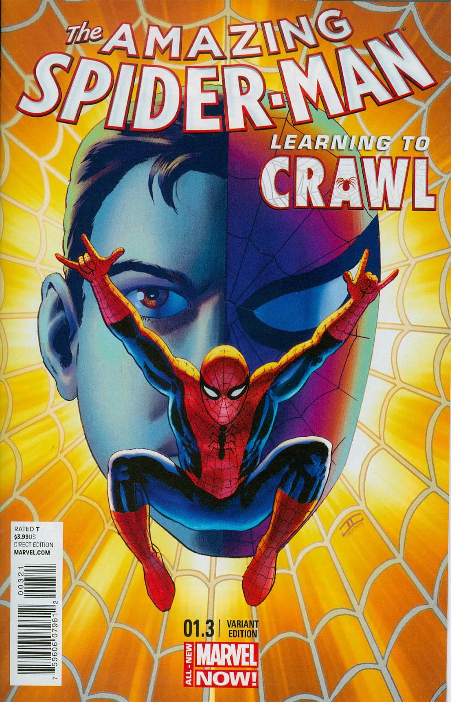 Amazing Spider-Man Vol 3 #1.3 Cover B Incentive John Cassaday Variant Cover