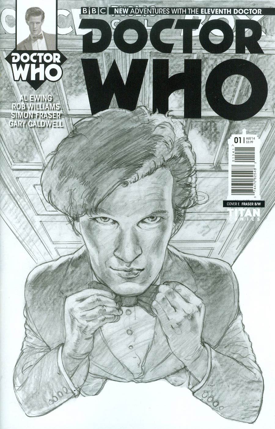 Doctor Who 11th Doctor #1 Cover G Incentive Simon Fraser Sketch Cover