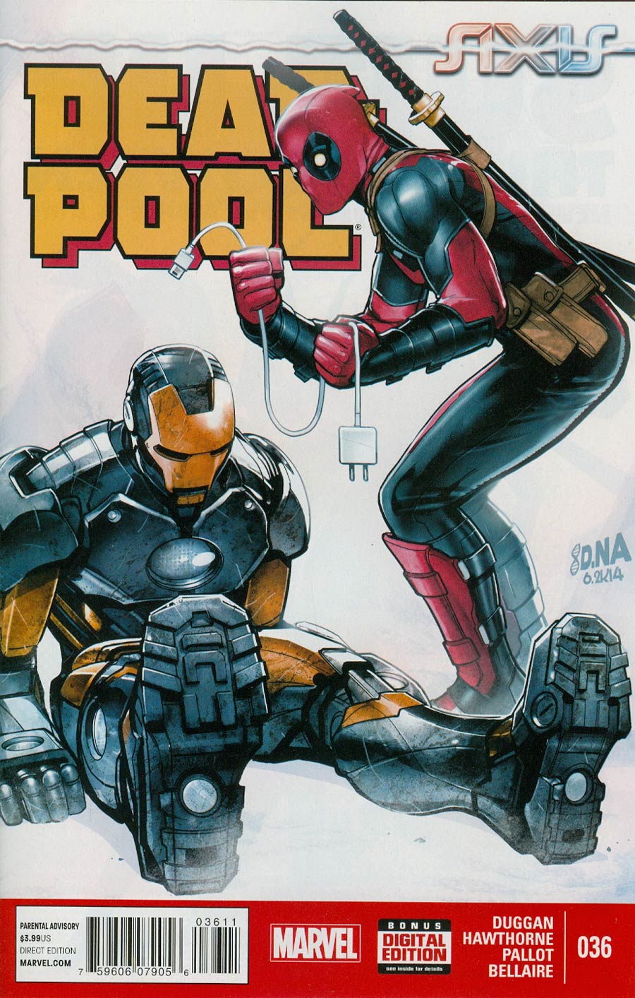 Deadpool Vol 4 #36 Cover A Regular David Nakayama Cover (AXIS Tie-In)