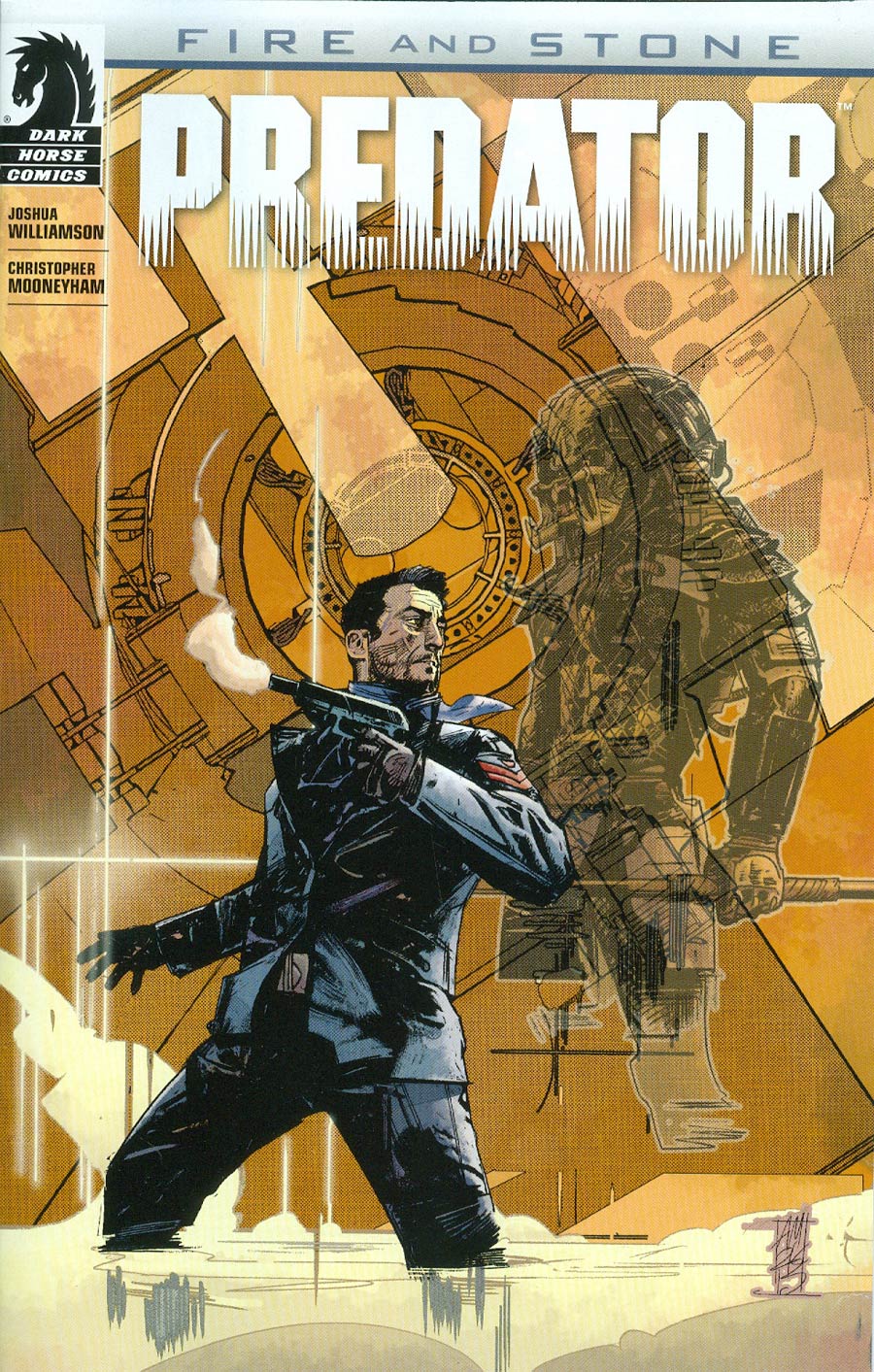 Predator Fire And Stone #1 Cover B Variant Alex Maleev Cover