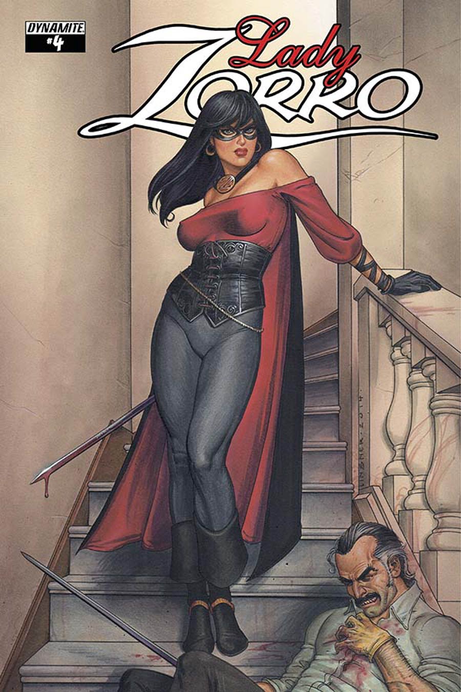 Lady Zorro #4 Cover A Regular Joseph Michael Linsner Cover