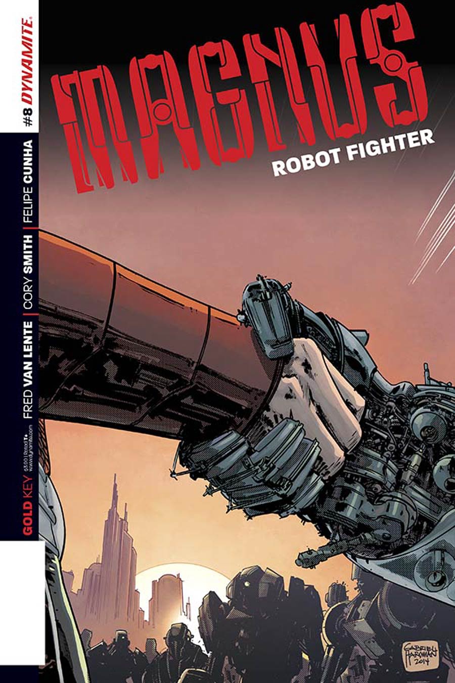 Magnus Robot Fighter Vol 4 #8 Cover A Regular Gabriel Hardman Cover