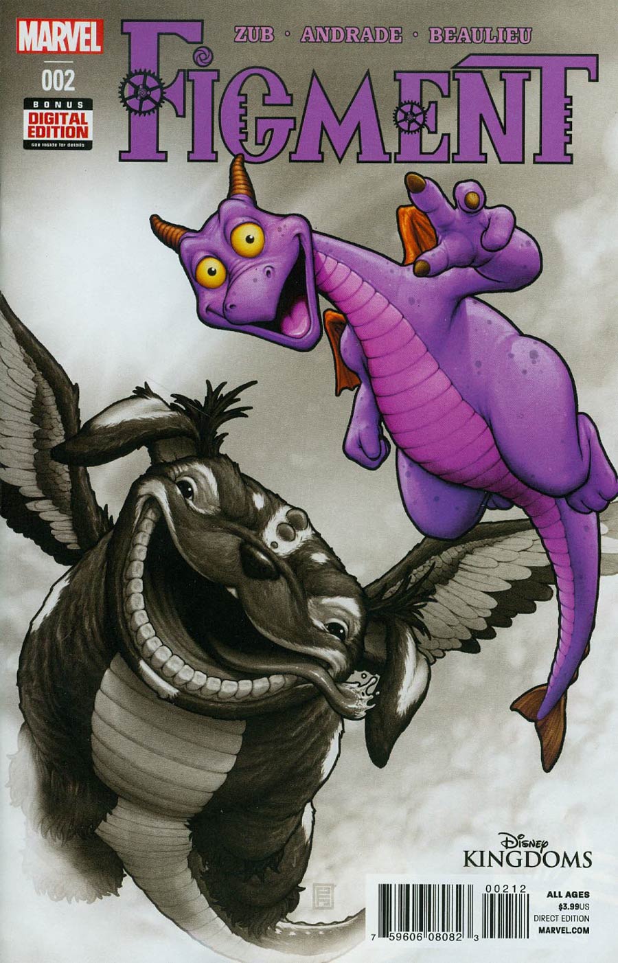 Disney Kingdoms Figment #2 Cover B 2nd Ptg John Tyler Christopher Variant Cover