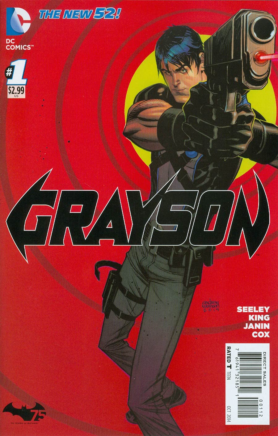 Grayson #1 Cover E 2nd Ptg Andrew Robinson Cover