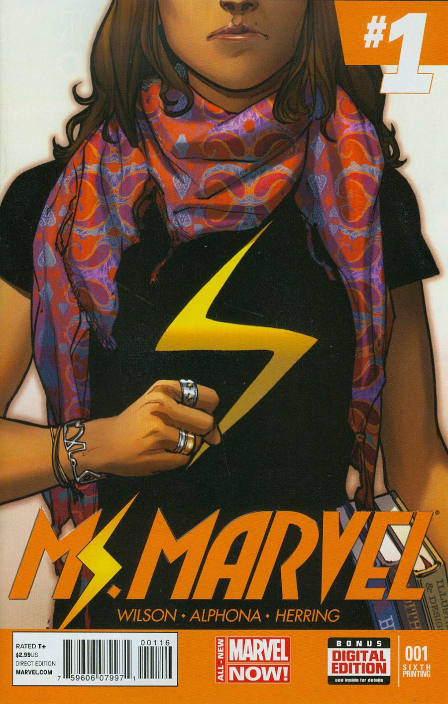 Ms Marvel Vol 3 #1 Cover I 6th Ptg Sara Pichelli Variant Cover