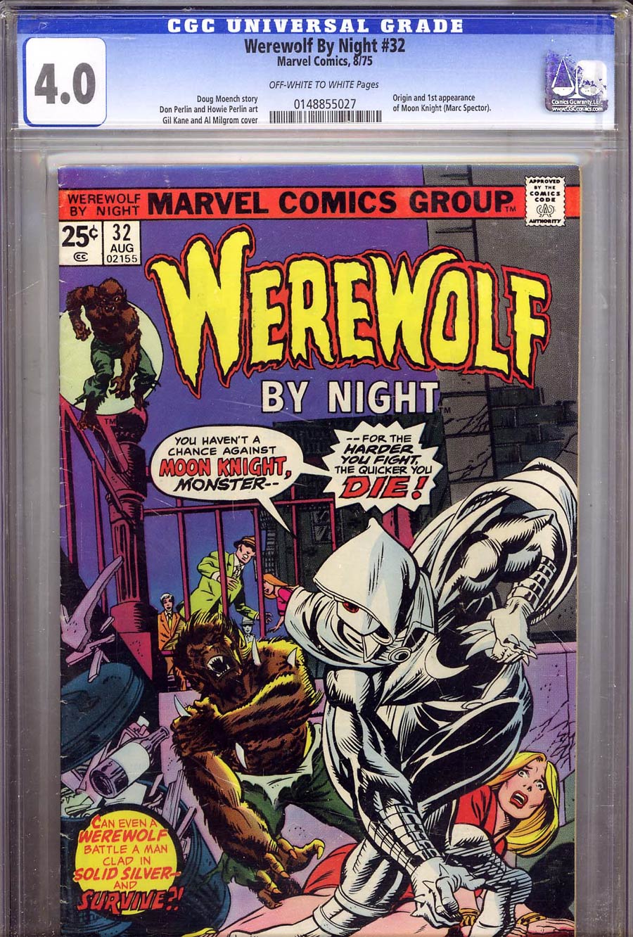 Werewolf By Night #32 Cover B CGC 4.0