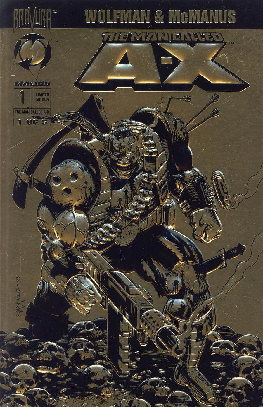 Man Called A-X #1 Cover C Gold Limited Edition Cover