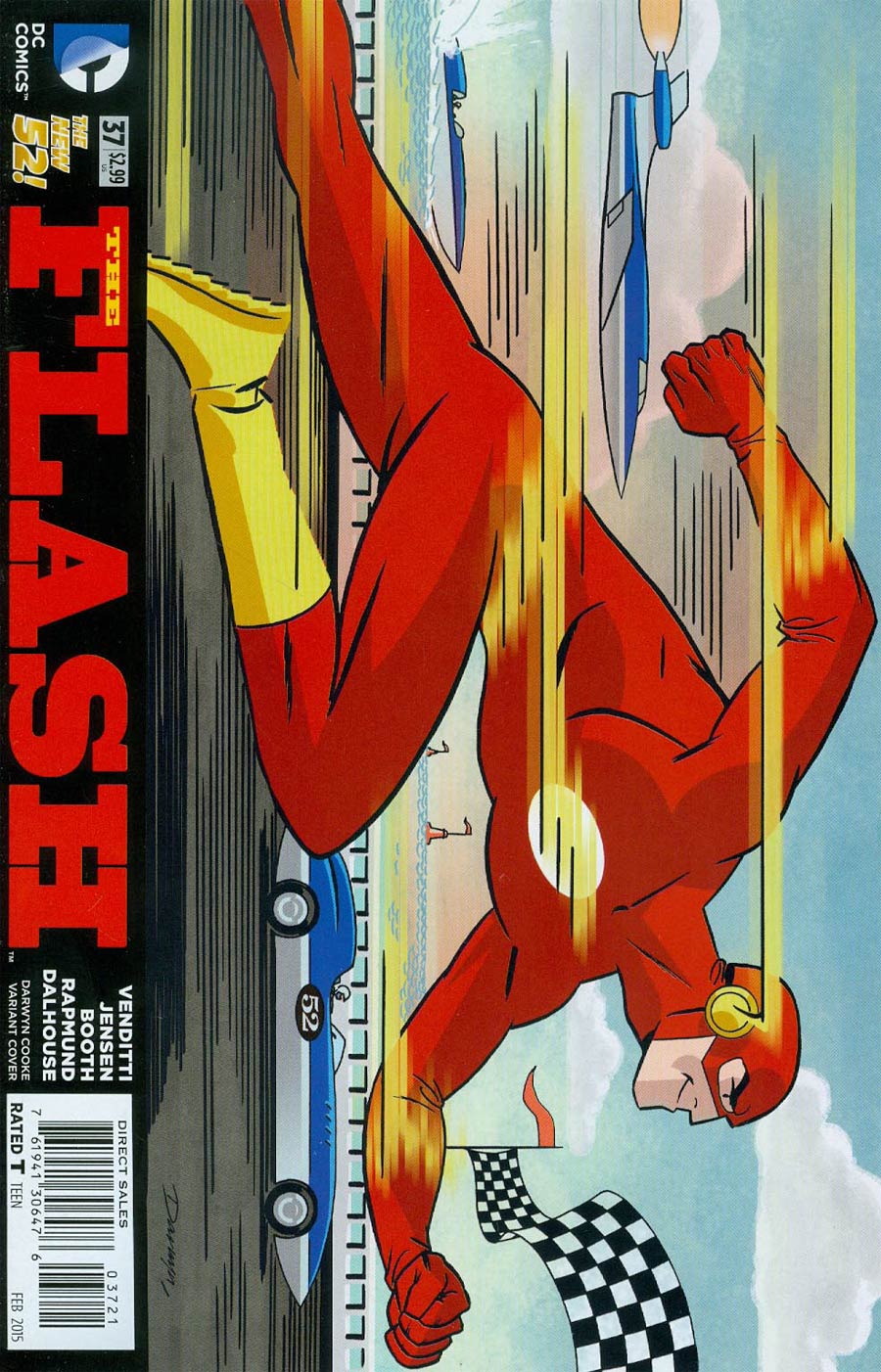 Flash Vol 4 #37 Cover B Variant Darwyn Cooke Cover