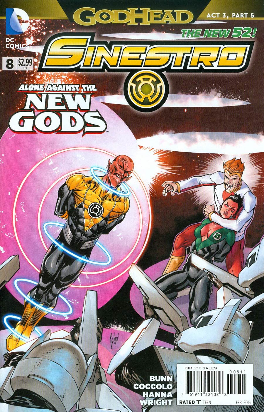 Sinestro #8 Cover A Regular Guillem March Cover (Godhead Act 3 Part 5)