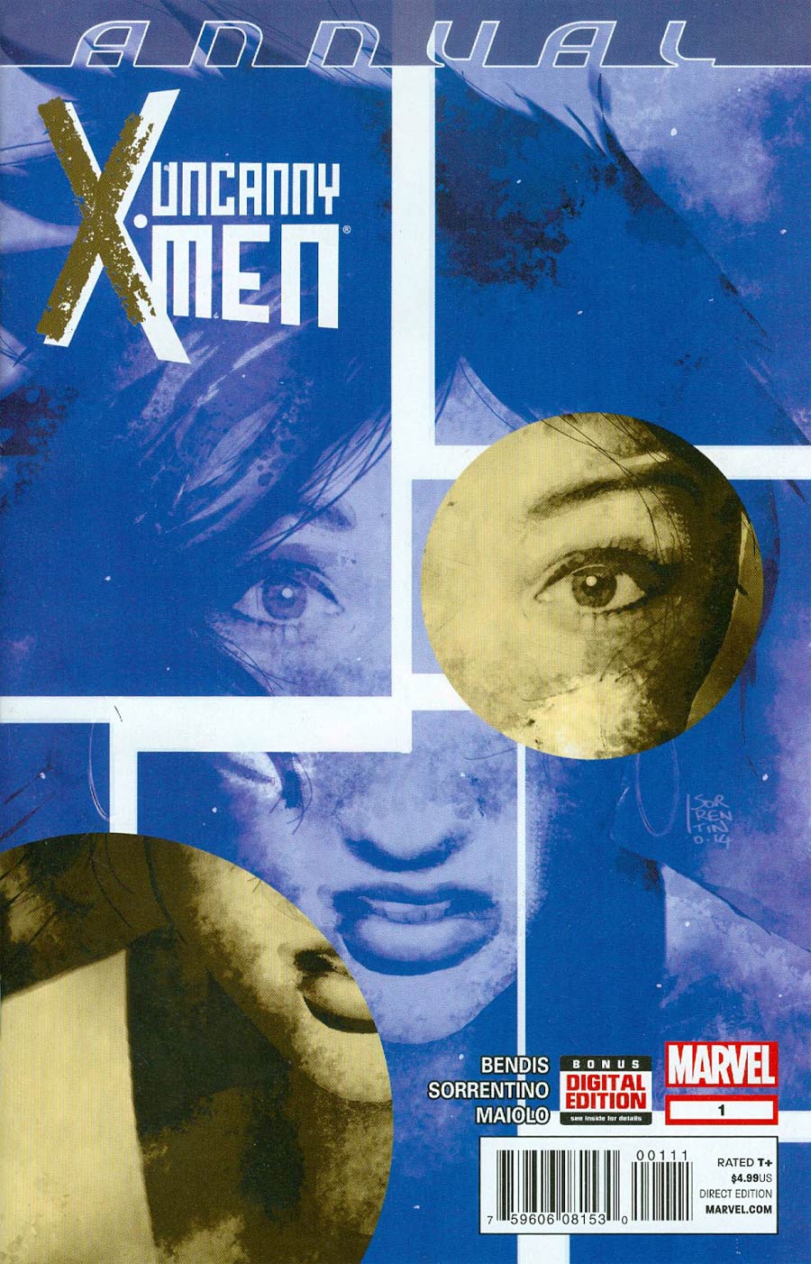 Uncanny X-Men Vol 3 Annual #1 Cover A Regular Andrea Sorrentino Cover (Secret Life Of Eva Bell Part 1)