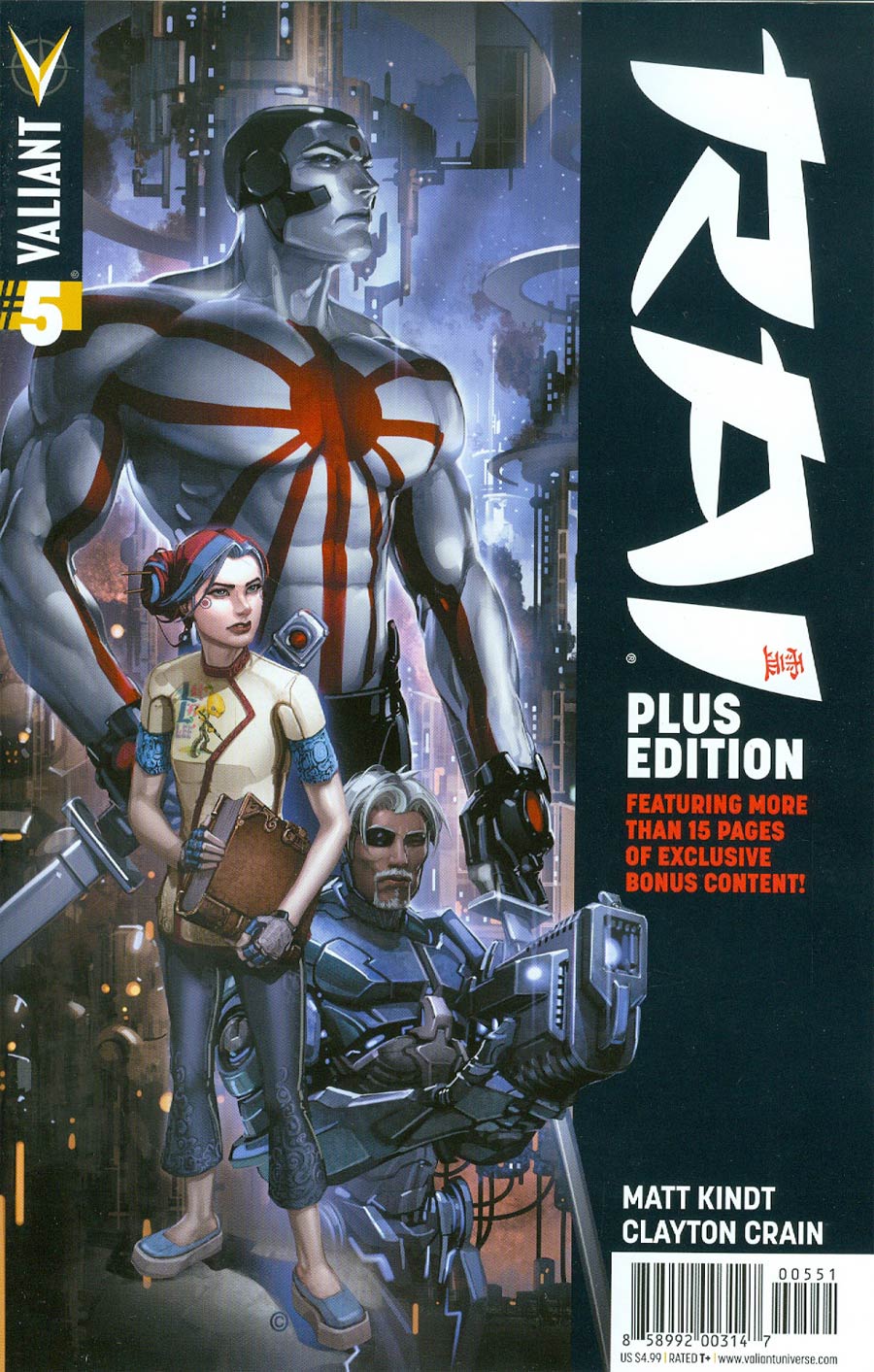 Rai Vol 2 #5 Cover E Variant Pullbox Plus Cover