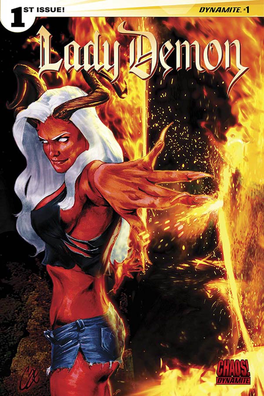 Lady Demon Vol 2 #1 Cover D Variant Cat Staggs Cover