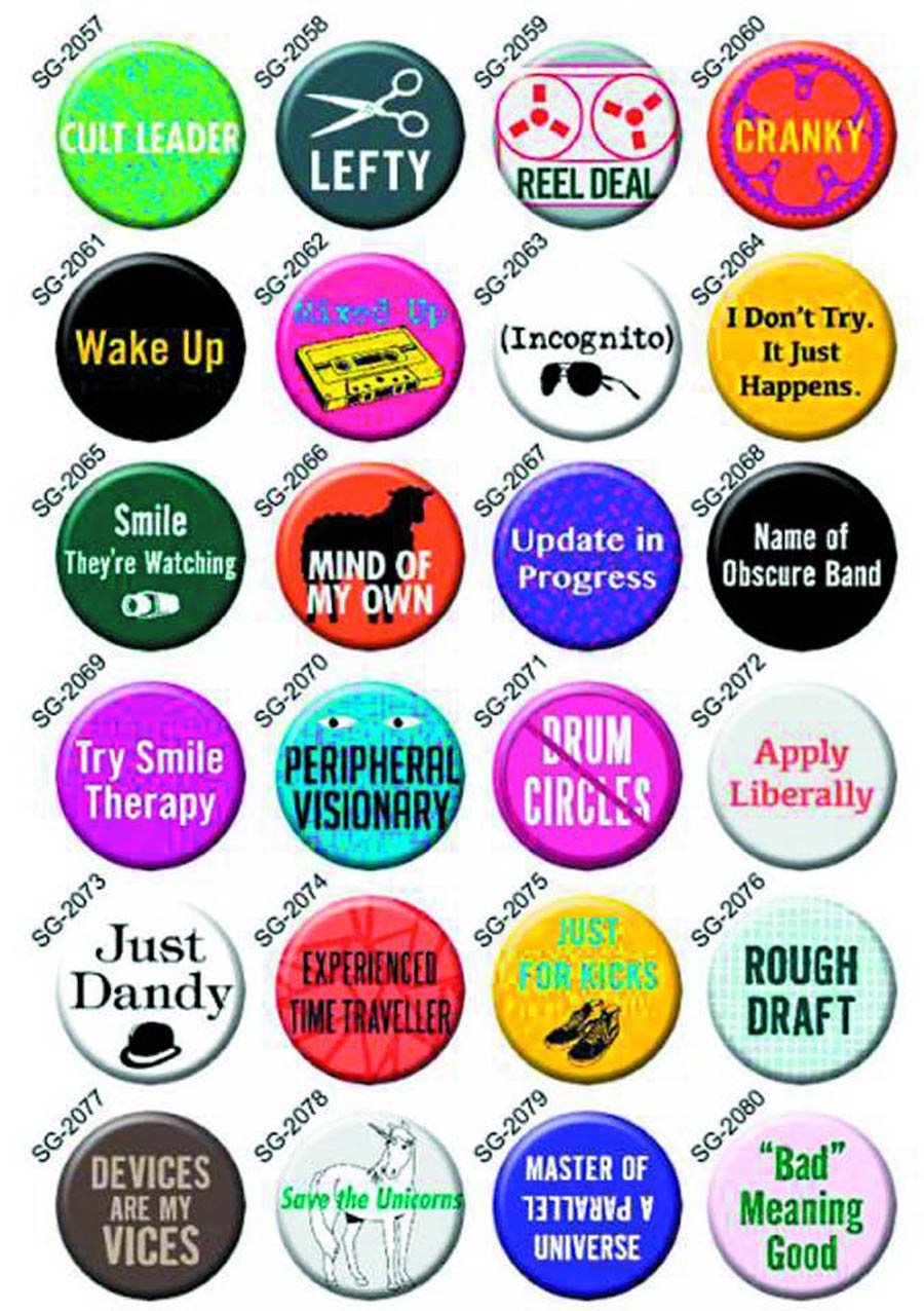 Say What 1-Inch Button 200-Piece Display