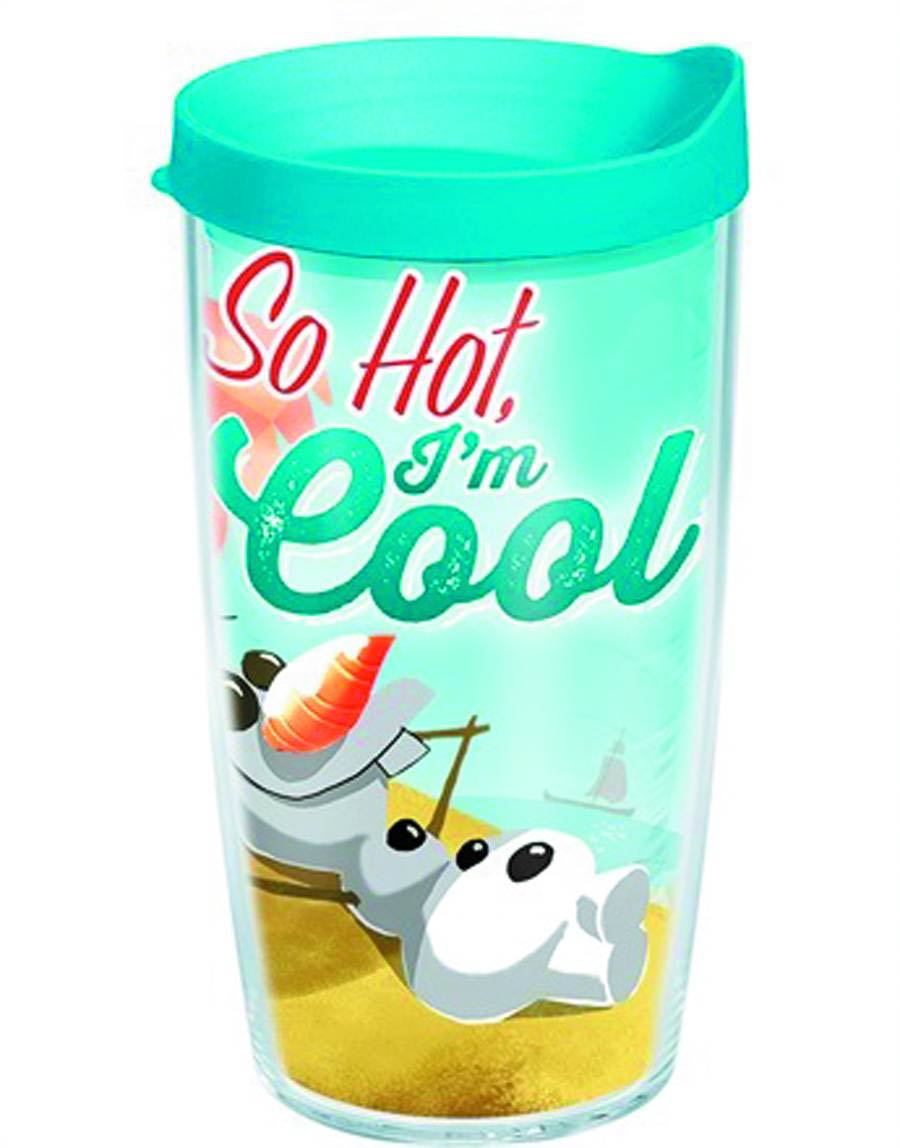 Tervis Frozen Olaf Wrap With Lid 10-Ounce Wavy Tumbler