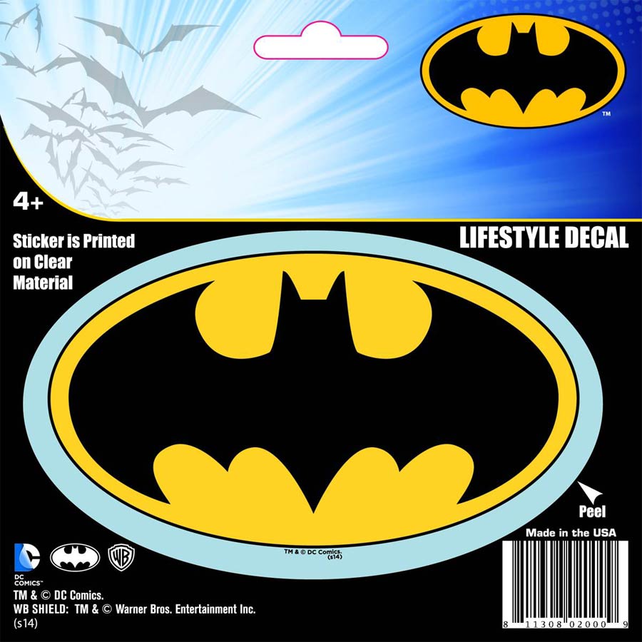 DC Heroes Vinyl Decal Assortment Case - Batman Logo