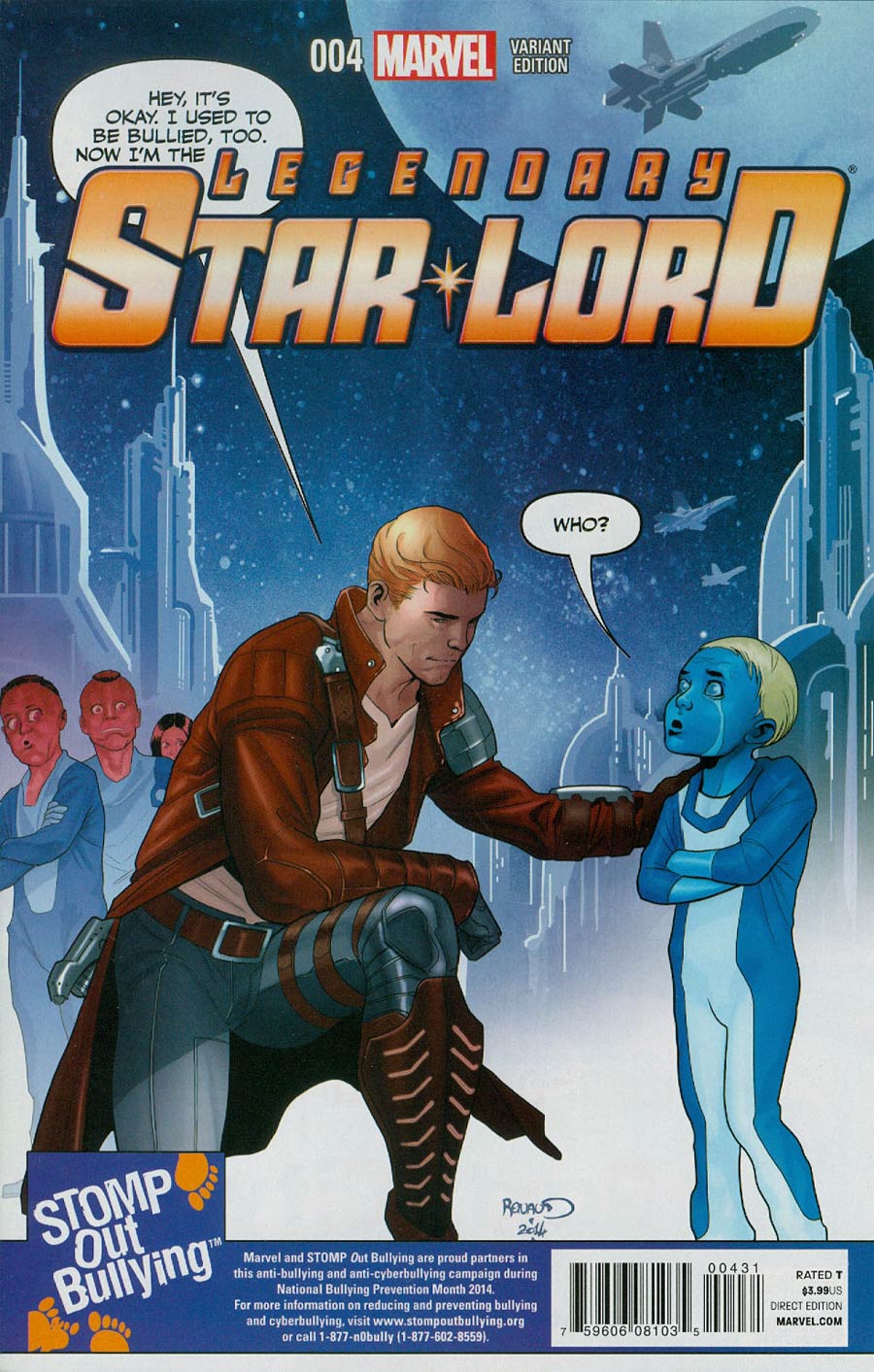 Legendary Star-Lord #4 Cover C Incentive Stomp Out Bullying Variant Cover