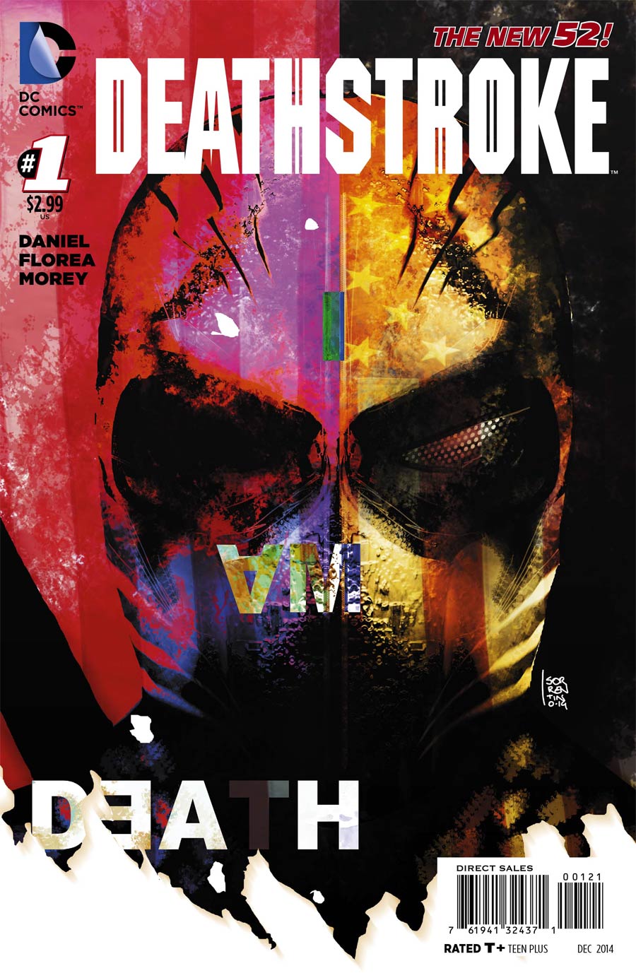 Deathstroke Vol 3 #1 Cover C Incentive Andrea Sorrentino Variant Cover