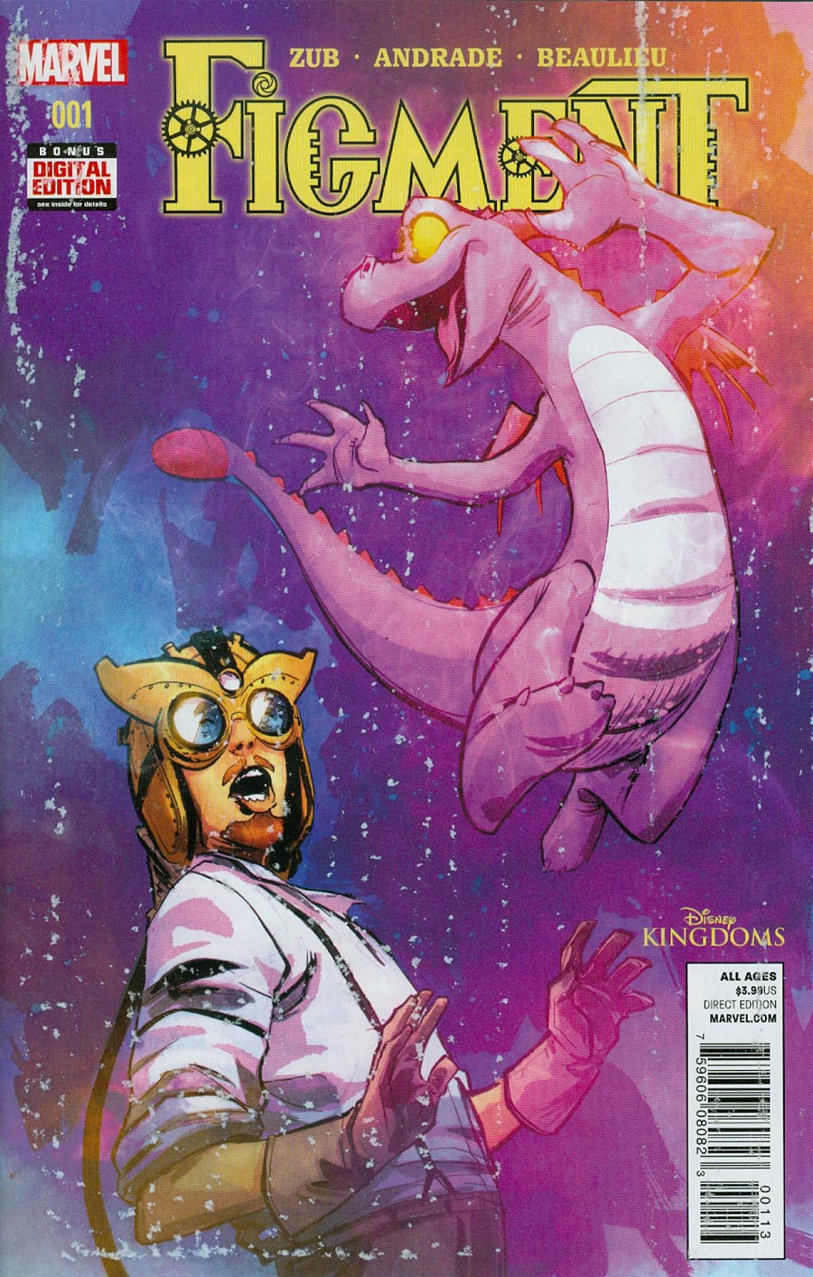 Disney Kingdoms Figment #1 Cover F 3rd Ptg Filipe Andrade Variant Cover